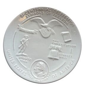 Vintage 1976 Frankoma Bi-Centennial Plates Set of 3 – Redware Collectible